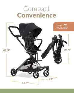 Unilove On The Go 2-in-1 Lightweight Stroller -Megababies USA LOT OnTheGo L3 052421