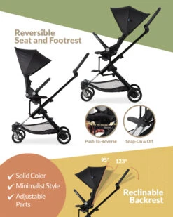 Unilove On The Go 2-in-1 Lightweight Stroller -Megababies USA LOT OnTheGo L5 052421