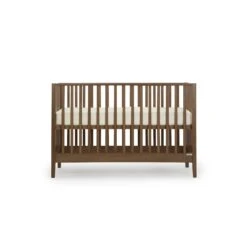 Dadada LaLa 3-in-1 Convertible Crib -Megababies USA Lala Crib Walnut Silo Mattress p01