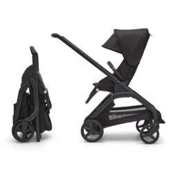 Bugaboo Dragonfly Complete Stroller With Bassinet 34 Bugaboo Dragonfly Complete Stroller With Bassinet -Megababies USA LargeJPG 100048024 dragonfly complete black seat black folding