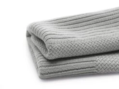 Bugaboo Wool Blanket -Megababies USA LargeJPG 80153GS01 wool blanket close up greymelange