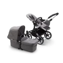 Bugaboo Donkey 3 Mono Stroller - Complete Set (Seat And Bassinet) 22 Bugaboo Donkey 3 Mono Stroller - Complete Set (Seat And Bassinet) -Megababies USA LargeJPG BGB Donkey3 combi alu grey grey