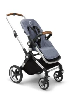Bugaboo Lynx Stroller: Lightest Full-Size Stroller -Megababies USA LargeJPG PIBGBLynx chassisALU SFBM RimsWH GripsCGFacingworld