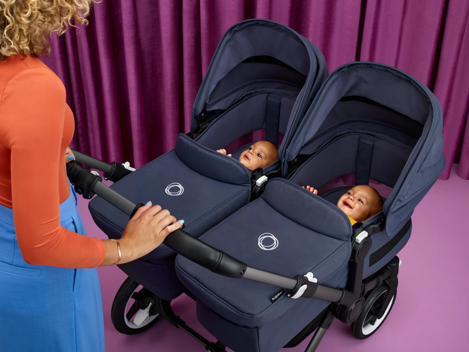 Bugaboo Donkey 5 Twin Double Stroller - Complete Set (2 Seats And 2 Bassinets) 17 Bugaboo Donkey 5 Twin Double Stroller - Complete Set (2 Seats And 2 Bassinets) - Image 17