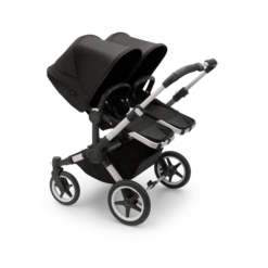 Bugaboo Donkey 5 Duo Double Stroller - (2 Seats And 1 Bassinet) Customize Your Own -Megababies USA LargePNG 100000009 donkey5 twin alu seat black black NA efedc249 05ac 4c25 bba1 625490735ea3
