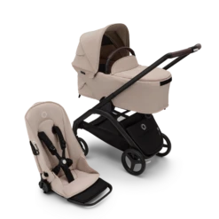 Bugaboo Dragonfly Complete Stroller With Bassinet 23 Bugaboo Dragonfly Complete Stroller With Bassinet -Megababies USA LargePNG 100176075 dragonfly complete black desert taupe combi 1