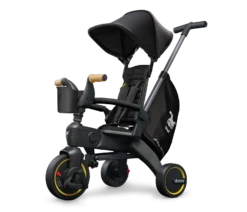 Doona Liki Trike S5 28 Doona Liki Trike S5 -Megababies USA LikiS5Unfolded TravelBag NitroBlack CupHolder 16Jan2020