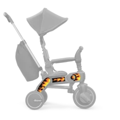 Doona Liki Trike Body Stickers -Megababies USA Liki S3 FlameRed 1 Parent Mode stkr2 grey