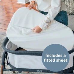 Chicco LullaGlide 3-in-1 Bassinet -Megababies USA LullaGlide Icon fittedsheet