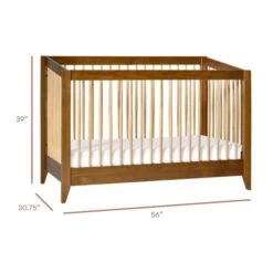 Babyletto Sprout 4-in-1 Convertible Crib With Toddler Bed Conversion Kit 33 Babyletto Sprout 4-in-1 Convertible Crib With Toddler Bed Conversion Kit -Megababies USA M10301CTN dimensions