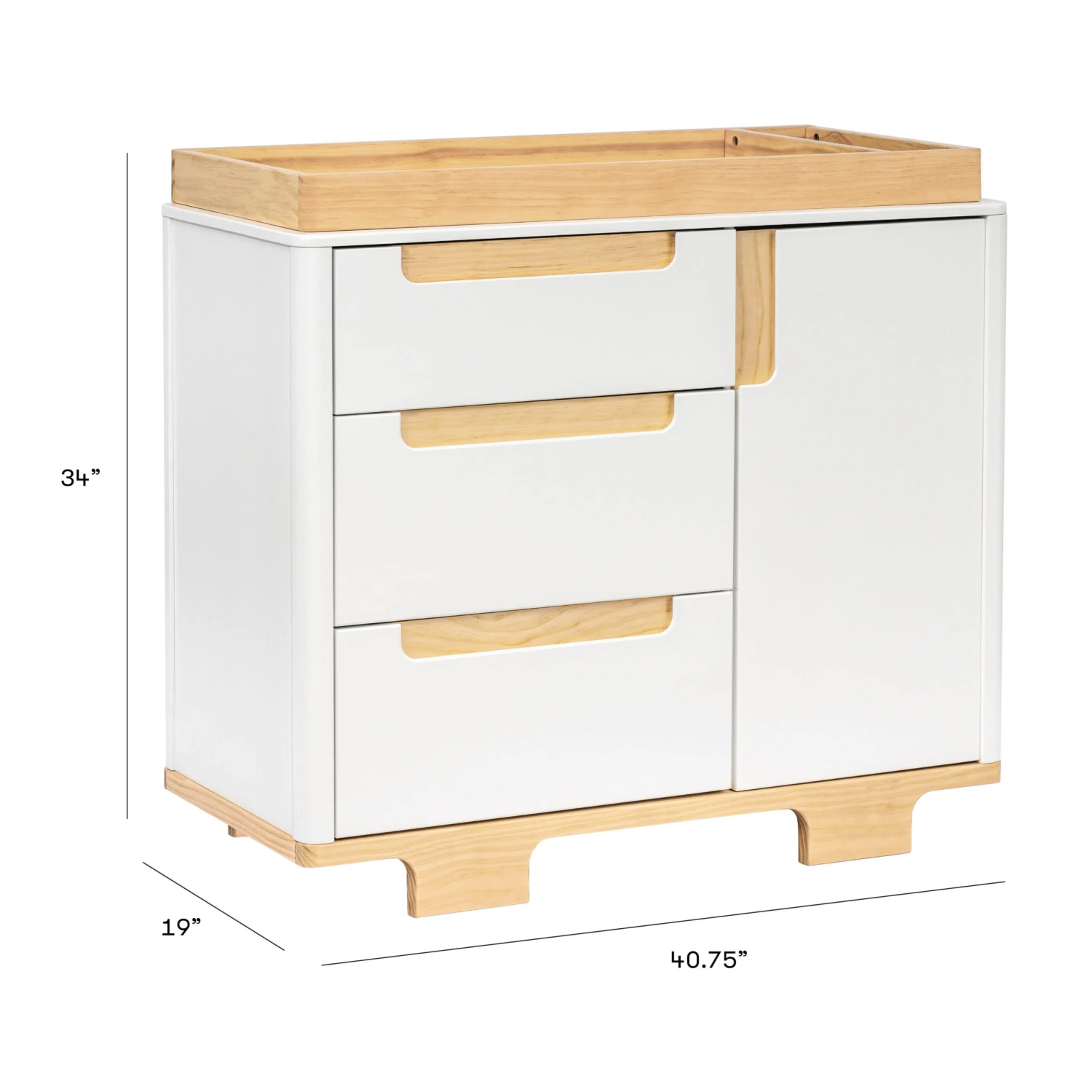 Babyletto Yuzu 3-Drawer Changer Dresser 9 Babyletto Yuzu 3-Drawer Changer Dresser - Image 9