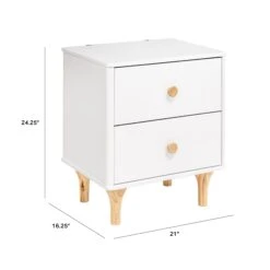 Babyletto Lolly Nightstand With USB Port 19 Babyletto Lolly Nightstand With USB Port -Megababies USA M9060WN dimensions