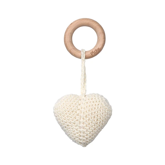 Picky Heart Rattle Teether 1 Picky Heart Rattle Teether