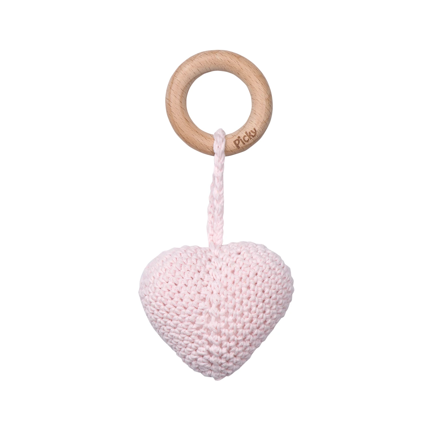 Picky Heart Rattle Teether 3 Picky Heart Rattle Teether - Image 3