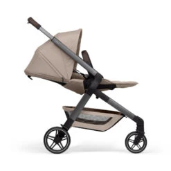 Joolz Hub² Stroller -Megababies USA Medium JoolzHub2Seat 4rdposition Side View Sandytaupe
