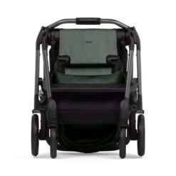 Joolz Hub² Stroller -Megababies USA Medium JoolzHub2Seat Folded FrontView ForestGreen 2
