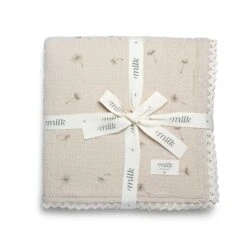Milk Denmark Lace Edge Baby Blanket 8 Milk Denmark Lace Edge Baby Blanket -Megababies USA MilkDK11685copy