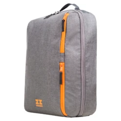 MiniMeis G4 Backpack 23 MiniMeis G4 Backpack -Megababies USA MiniMeis Backpack Grey Orange Side 2