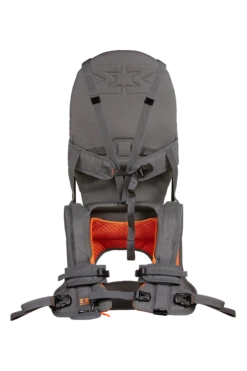 MiniMeis G4 Shoulder Carrier -Megababies USA MiniMeisshouldercarrierG4 lightgrey orange front 1.2