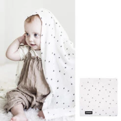 Innobaby Dono&Dono Silky Smooth Bamboo Cuddle Blanket 15 Innobaby Dono&Dono Silky Smooth Bamboo Cuddle Blanket -Megababies USA Mono Birds 72893.1623866057