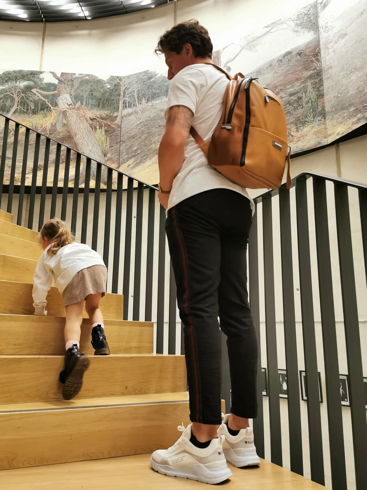 Childhome Care Backpack Leather-look Brown 7 Childhome Care Backpack Leather-look Brown - Image 7