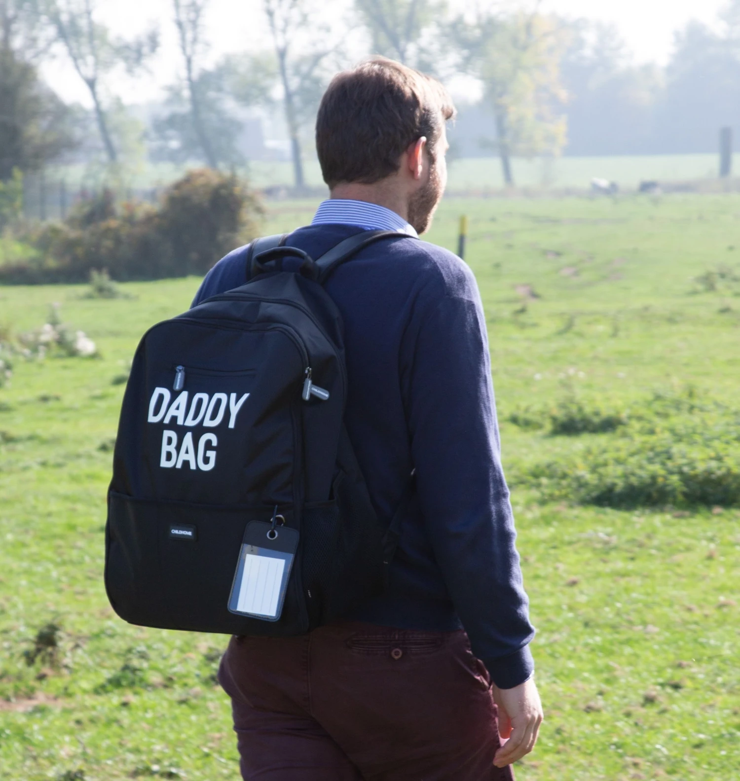 Childhome Daddy Backpack Black 8 Childhome Daddy Backpack Black - Image 8