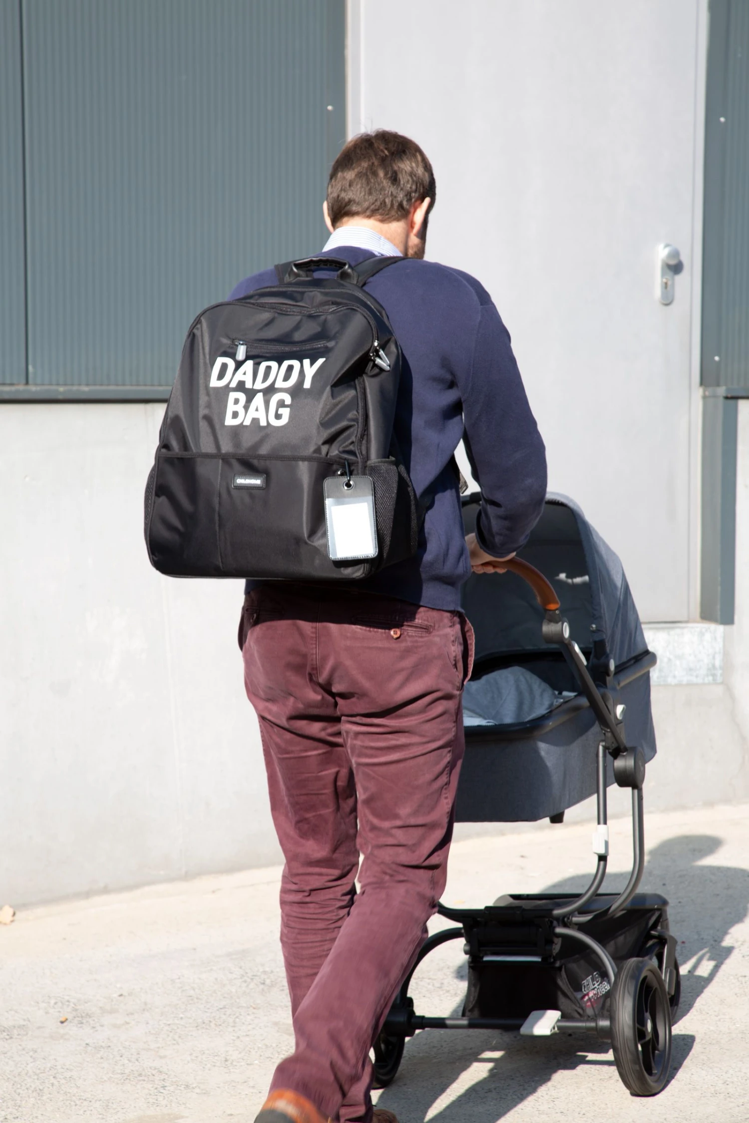 Childhome Daddy Backpack Black 7 Childhome Daddy Backpack Black - Image 7