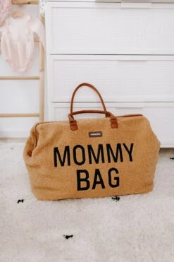 Childhome Mommy Nursery Bag- Teddy Beige -Megababies USA Moodshots CWMBBT MOOD 3