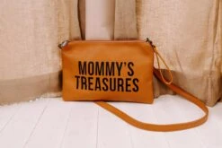 Childhome Mommy Clutch Leather Look Brown -Megababies USA Moodshots CWMCLLBR MOOD