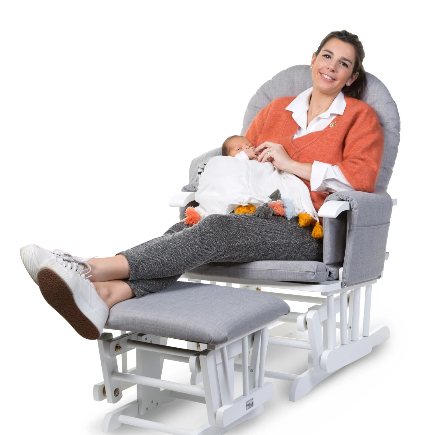 Childhome Pack Of 4 Tetra Cotton Cloths With Tassel 7 Childhome Pack Of 4 Tetra Cotton Cloths With Tassel - Image 7