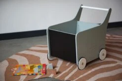 Childhome Wooden Stroller -Megababies USA Moodshots WODSTRM CHCARZENU MOOD 3