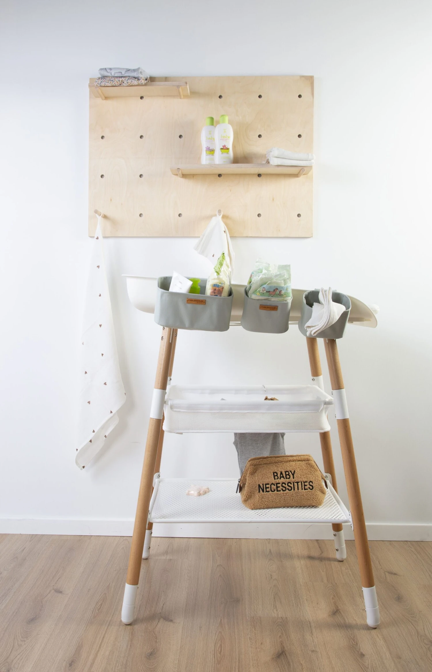 Childhome Baby Necessities Toiletry Bag Teddy Beige 6 Childhome Baby Necessities Toiletry Bag Teddy Beige - Image 6