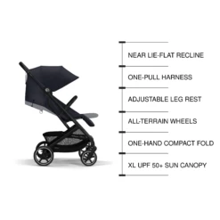 Cybex Gold Beezy 2 Compact City Stroller -Megababies USA MoonBlackBEEZY e090e267 9da6 41ce a28a f34764efa1dd