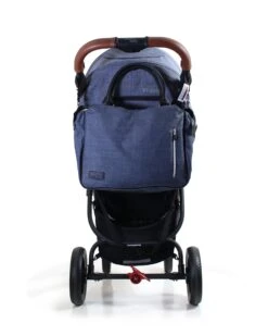 Valco Baby Stroller Bag -Megababies USA MothersBag Denim snap4trend front HR