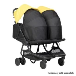 Mountain Buggy Nano Duo Compact Double Stroller 17 Mountain Buggy Nano Duo Compact Double Stroller -Megababies USA Mountain Buggy nano duo buggy with two newborn cocoons