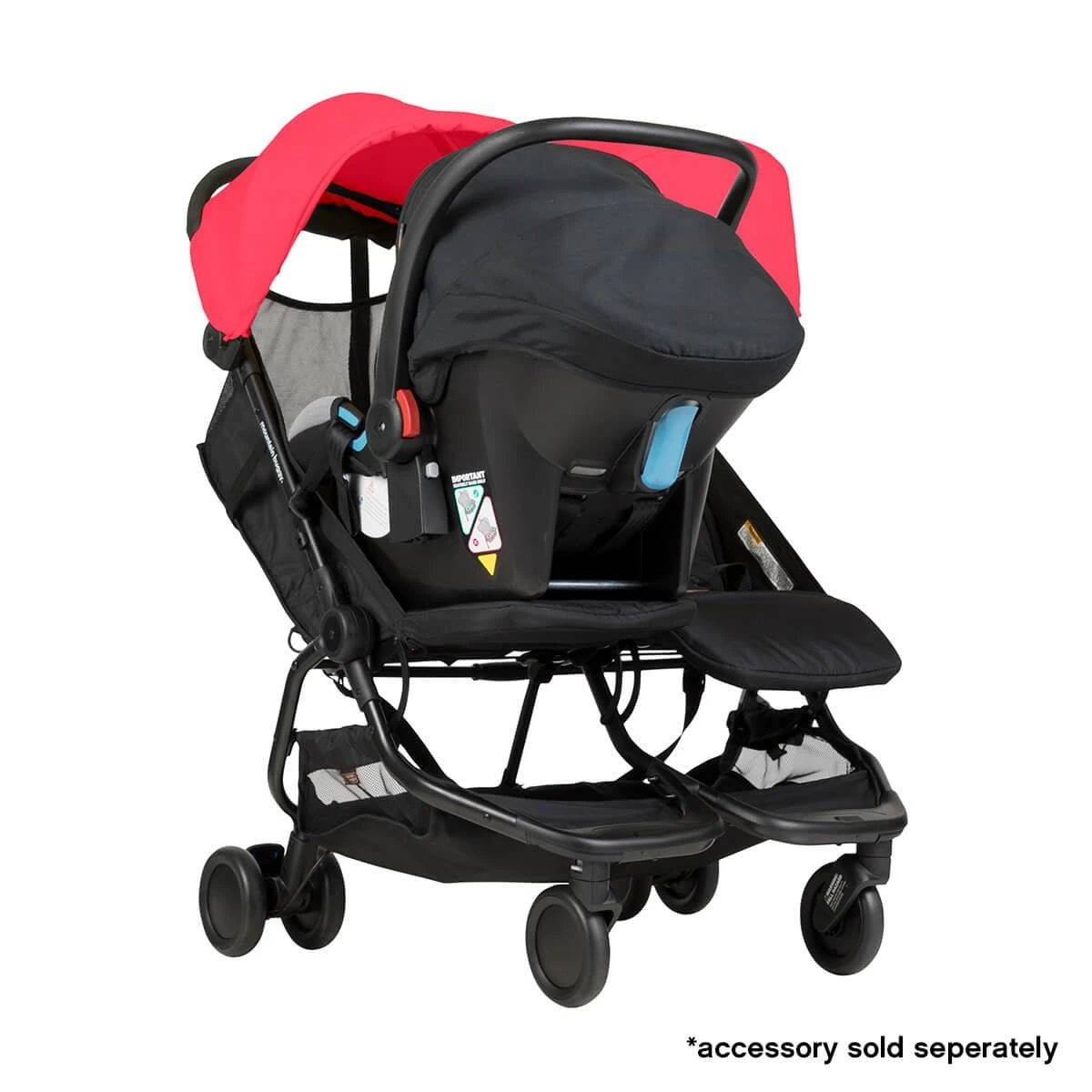 Mountain Buggy Nano Duo Compact Double Stroller 9 Mountain Buggy Nano Duo Compact Double Stroller - Image 9