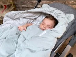 7 AM Nido Infant Wrap- Airy -Megababies USA ND70 AIRY BONDI BLUE LS 1