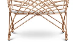 Nursery Works Aura Metal Baby Bassinet - Rose Gold 10 Nursery Works Aura Metal Baby Bassinet - Rose Gold -Megababies USA NW16734RGLD detail base 1