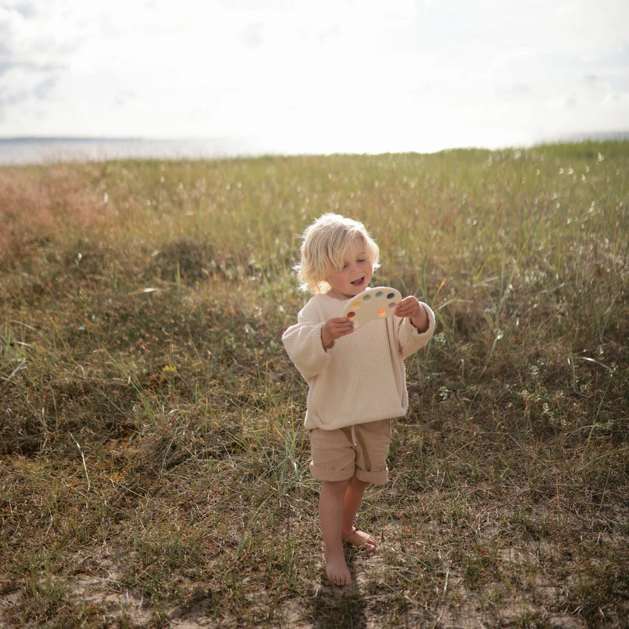 Mushie Paint Palette Press Toy 2 Mushie Paint Palette Press Toy - Image 2