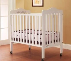 Orbelle Noa (Curved) Mini Portable Crib + Free 3" Mattress