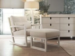 Moonlit Organic Collection Rocker And Ottoman