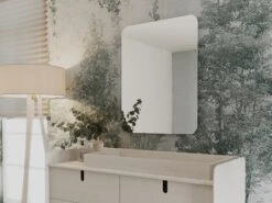 Moonlit Organic Collection Double Dresser And Changer -Megababies USA Organicomirror