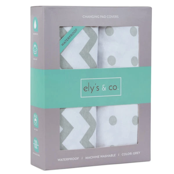 Ely's & Co. Waterproof Cradle Sheet/ Changing Pad Cover - 2 Pack 10 Ely's & Co. Waterproof Cradle Sheet/ Changing Pad Cover - 2 Pack - Image 10