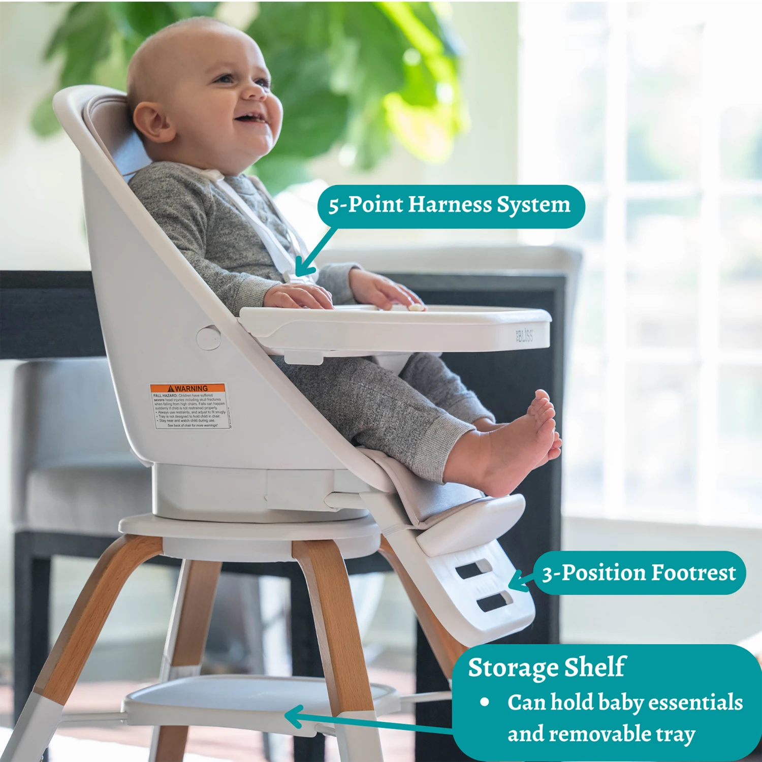 TruBliss Turn-A-Tot 2-in-1 High Chair 3 TruBliss Turn-A-Tot 2-in-1 High Chair - Image 3