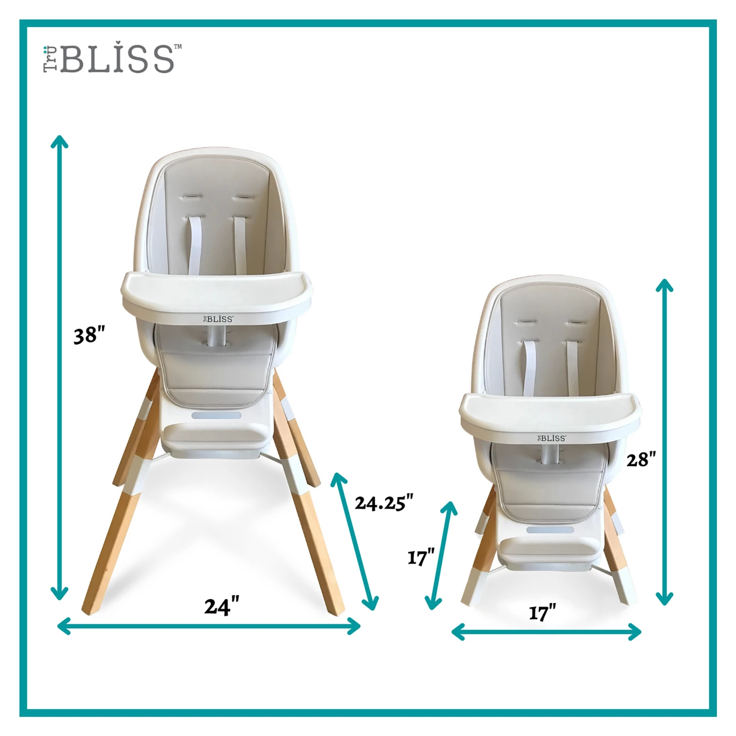 TruBliss Turn-A-Tot 2-in-1 High Chair 4 TruBliss Turn-A-Tot 2-in-1 High Chair - Image 4
