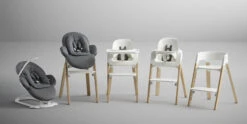 Stokke Steps High Chair Complete With Legs, Seat, Babyset, Cushion, And Tray -Megababies USA PDP EMO Steps 2020 refreshment 01 f434ee5e 0c6b 4da5 9e32 4df7e3c59b0f