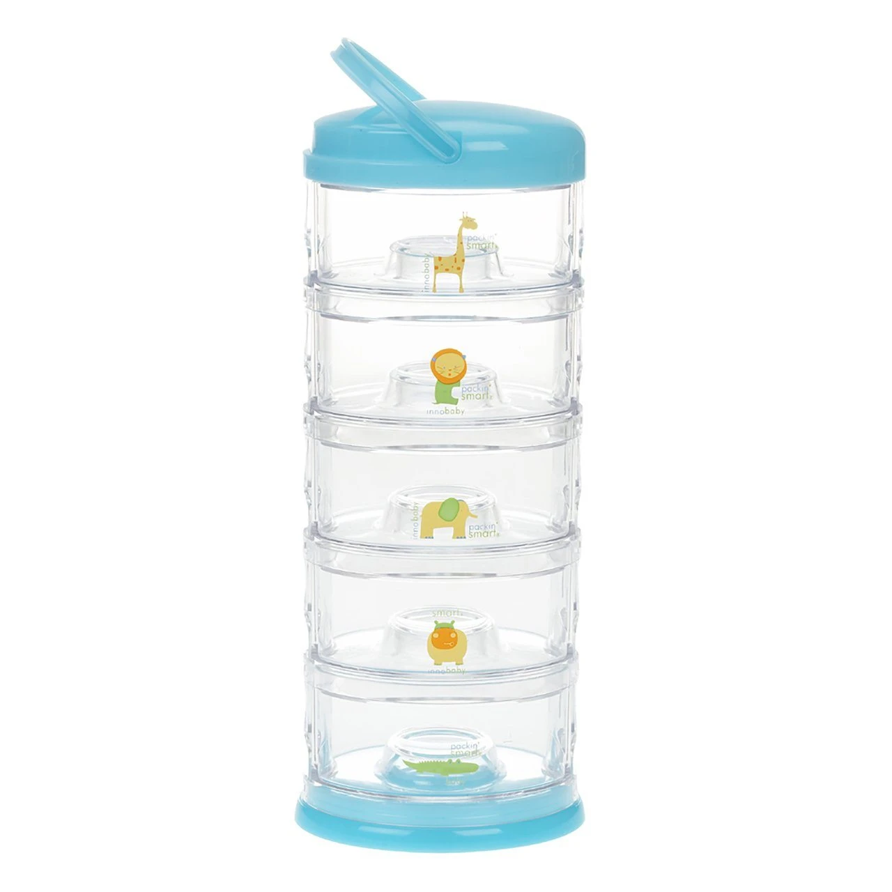 Innobaby Packin' SMART Stackables Formula Dispenser And Snack Case - 5 Tier 1 Innobaby Packin' SMART Stackables Formula Dispenser And Snack Case - 5 Tier
