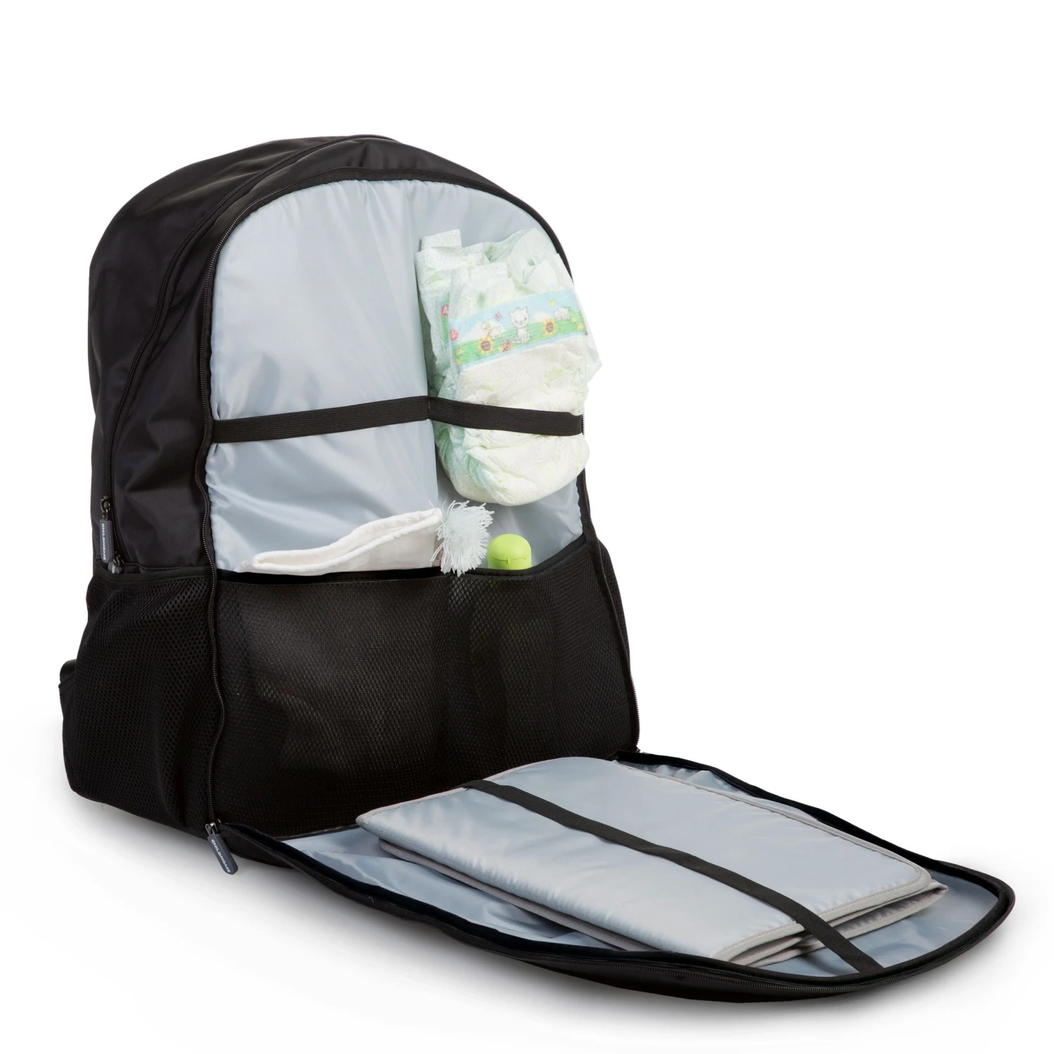 Childhome Daddy Backpack Black 2 Childhome Daddy Backpack Black - Image 2