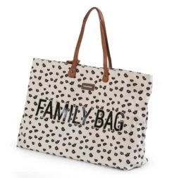 Childhome Family Bag Canvas Leopard -Megababies USA Packshots CWFBLEO 4