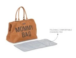 CHILDHOME MOMMY BAG LEATHER LOOK BROWN -Megababies USA Packshots CWMBBLLBR Mat